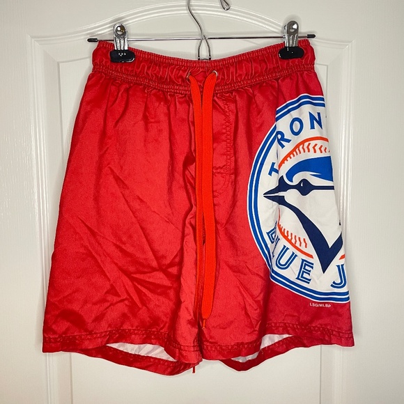 Red Toronto Blue Jays Swim Shorts - Picture 1 of 5